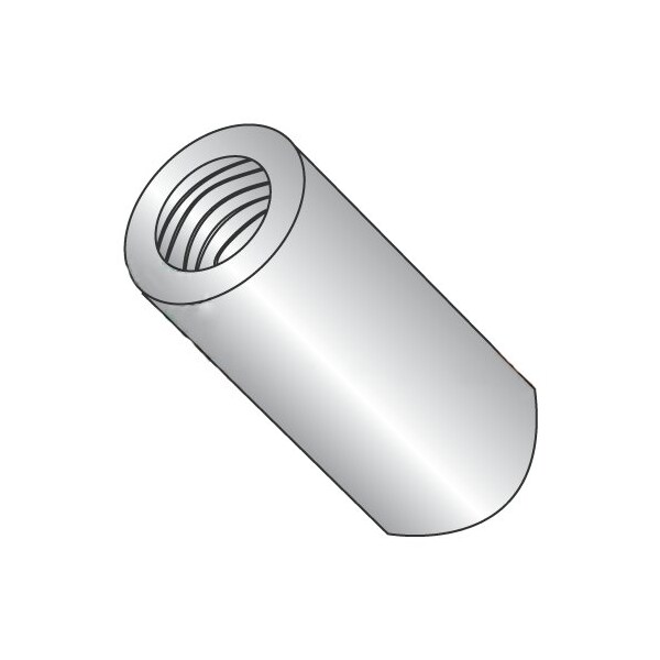 Newport Fasteners Round Standoffs, #6-32 Thrd Sz, 3/4 in Bd L, Aluminum Plain, 1/4 in OD, 1000 PK 453066 - main